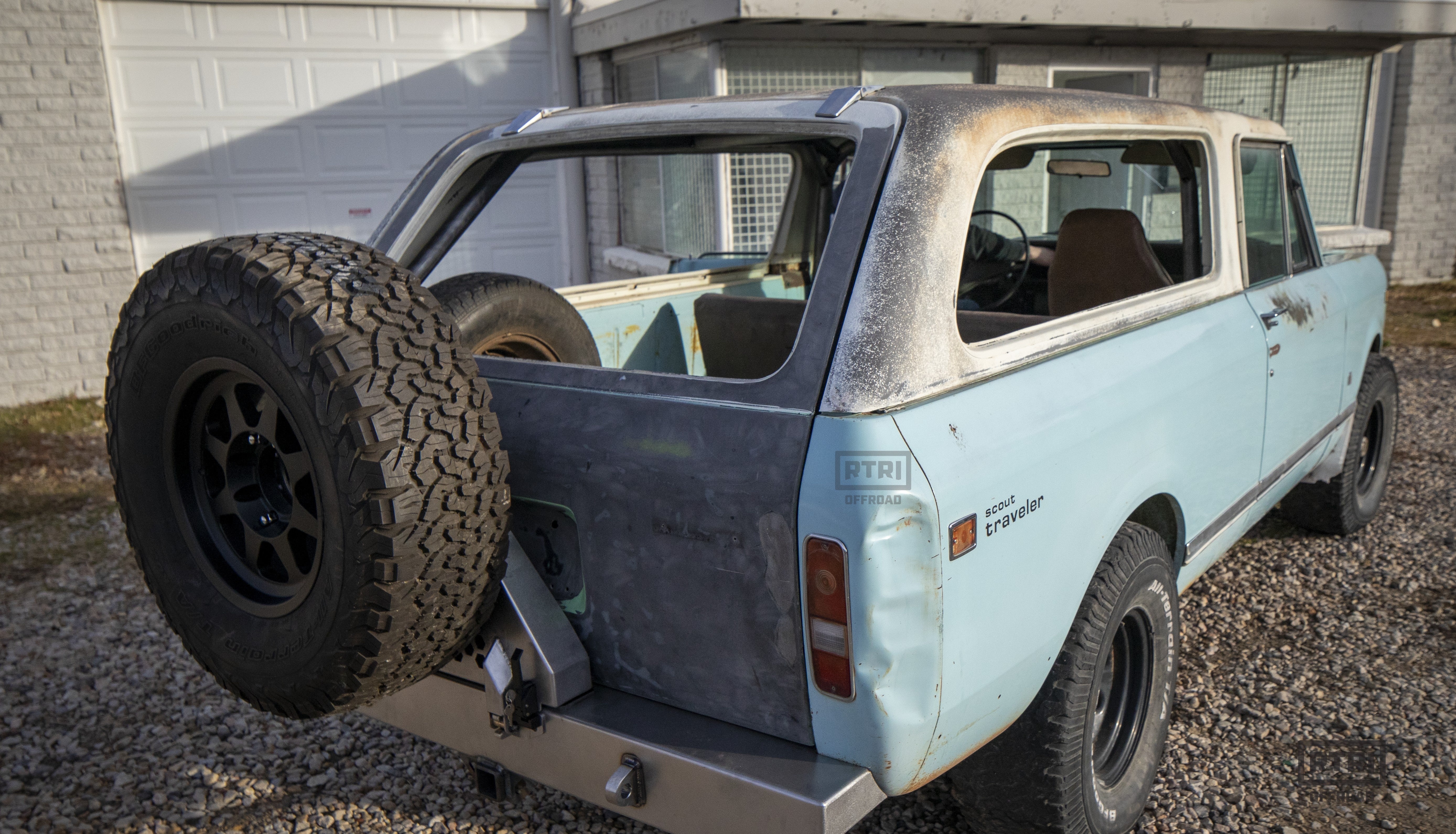 affordable scout ii spare tire carrier